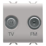 Gewiss Priza TV+FM 2M Gewiss Chorus bej satinat MAT GW13381 (GW13381)