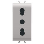 Gewiss Priza standard italian 1M 16A Gewiss Chorus bej satinat MAT GW13203 (GW13203)