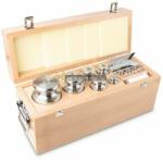 KERN súlykészlet precíziós mérlegekhez 1 mg - 10 kg fa dobozban, OIML M1 súlyosztály, hitelesíthető (343-09)