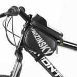 Wozinsky kerékpártáska telefontokkal / 1, 5 l - fekete(WBB21BK)