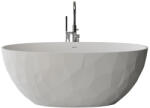 Foglia Cada freestanding compozit 3D, alb , ovala 167 x 82 cm, Foglia Armonia (637724171103)