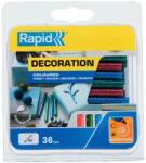 RAPID Baton silicon cu sclipici Rapid (verde, rosu, albastru), Universal, O7mm x 90mm, baza EVA, 36 buc blister 5001424 (IS5001424)