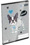 Lizzy Card We Love Dogs Woof A5 négyzetrácsos 40 lap (20018)