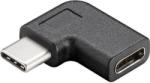 Goobay Adapter GOOBAY USB 3.1 C/M - USB 3.1 C/F "L" alakú (45402) (45402)