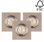 Spotlight 2515336 - Комплект 3x LED вградени лампи VITAR 1xGU10/5W/230V бетон (SP0747)