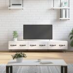 vidaXL fehér magasfényű szerelt fa TV-szekrény 150x36x30 cm (829150)