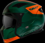 MT Helmets MT Streetfighter SV Totem C6 levehető állú bukósisak fekete-narancssárga-zöld