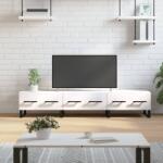 vidaXL fehér szerelt fa TV-szekrény 150 x 35 x 55 cm (829172)