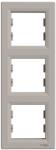 Schneider Electric ASFORA Hármas keret, függőleges, bronz (EPH5810369) (EPH5810369)