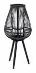 Bizzotto Set 2 felinare bambus negru 34x78 cm (0140944)
