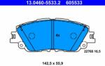 ATE set placute frana, frana disc ATE 13.0460-5533.2 (13.0460-5533.2)