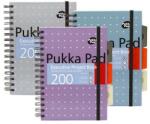 Pukka Pad Metallic Project Book A5 spirálfüzet 100 lap (6336-MET)