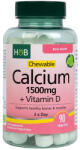 Holland & Barrett Kalcium + D-vitamin rágótabletta 90 db