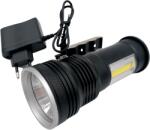 Jiangsu Bright Мощен ръчен акумулаторен прожектор led фенер за къмпинг, лов, риболов 8000lm със зарядно, sos светлина, магнит и странична светлина М20-109