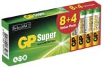EMOS GP Alkáli elem SUPER AAA (LR03) 8+4DB (B1310T2)