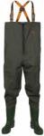 FOX Lightweight Green Waders Size 7 uk/41 eu