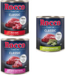 Rocco Rocco Pachet economic Classic 24 x 800 g - Mix cu vită: Vită pură, și inimi de vițel, rumen