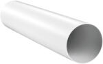 Dalap PVC kerek csővezeték légcsatornákba Ø 125 mm, hossz 2000 mm