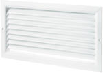 Dalap Szellőzőrács kiváló minőségű extrudált alumíniumból 450x300 mm, fehér (90511)
