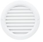 Dalap Műanyag kerek szellőzőrács karimával és rovarhálóval Ø 150 mm, fehér (8504)