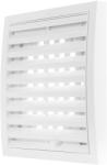 Dalap GP 100 RNFP ASA műanyag, szabályozható szellőzőrács csőcsonkkal, 150x150 mm/Ø 100 mm, fehér (2045)
