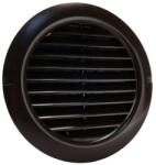 Dalap Műanyag szellőzőrács állítható zsaluval Ø 150 mm, barna (3256)