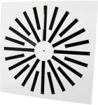 Dalap Négyzet alakú perdületes anemosztát AMS 393x393 mm / 16 lamellás