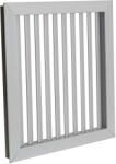 Dalap Szürke szellőzőrács fix zsaluval 303x210 mm (601)
