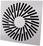 Dalap Négyzet alakú perdületes anemosztát AM 593x593 mm / 24 lamellás (80134)