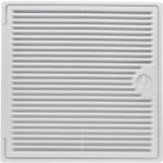 Dalap Műanyag szervízajtó szellőzőráccsal 300x300 mm (4706)