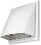 Dalap GP 110x55 BKF ASA műanyag szellőzőrács fedéllel és visszacsapó szeleppel, 150x150 mm/110x55 mm (2038)