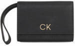 Calvin Klein Portofel pentru femei Calvin Klein Re-Lock Bifold & Cardholder Sm K60K611092 Ck Black BAX
