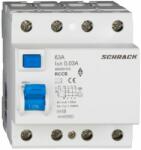 Schrack Technik Schrack Hibaáram kapcsoló AMPARO 10kA 63A, 4 pólusú, 30mA, AC (AR006103)