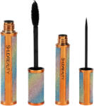 Iman Of Noble Set Mascara pentru Volum si Alungire cu Tus de ochi, Rainbow Diamonds, Efect 3D, Negru intens, 2 x 12 ml