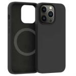 Flippy Husa protectie Flippy pentru iPhone 14 Pro Mag Safe, 2 in 1 incarcare si magnet, Soft silicone, Negru (123297)