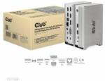 Club 3D DOC Club3D USB Gen2 Type-C Triple Display DP 1.4 Alt mode + Smart PD Töltődokkoló - 120 Watt PSU (CSV-1568)