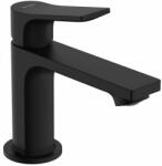 Hansgrohe Zebris mosdócsaptelep 80 CoolStart, automata leeresztő garnitúrával, matt fekete (72572670) (72572670)