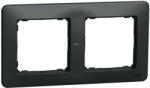 Schneider Electric Sedna Design antracit színű kettes keret, vízszintes és függőleges szerelésre, matt felület, SDD314802 (SDD314802)
