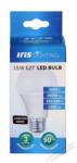 Iris Lighting E27 A65 15W/3000K/1380lm LED fényforrás 3 év garancia