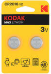 Kodak CR2016 Lithium gombelem