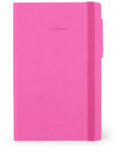  Legami notesz (M 13x21 cm), gumipánt, 192old. pontozott, pink STATIONERY (MYNOT0233)