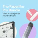 Paperlike Pro csomag iPad Air 10, 9" 5 / 4 (2022/2020) / Pro 11" (2022/2021/2020/2018) kijelzővédő papír hatású fólia + kijelző tisztító + Apple Pencil kompatibilis markolat
