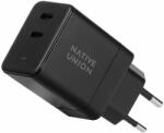 Native Union GaN 2x USB-C hálózati töltő adapter PD35W - fekete