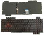 ASUS TUF Gaming FX504 FX504G FX504GD FX504GE FX504GM FX505 series 90NR00J1-R31HU háttérvilágítással (backlit) magyar (HU) piros fekete laptop/notebook billentyűzet gyári