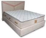  Saltea cu arcuri individuale, Pocket Memory Piemond cu topper, 180x200x32cm, fermitate medie spre soft, memory foam 2, 5 cm, husa matlasata, sistem de aerisire perimetral, greutate maxima sustinuta 10