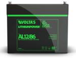 Volta's Voltas 12.8V 86Ah LiFePO4 lítium-vasfoszfát akkumulátor 260*168*211 bluetooth