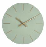 Bizzotto Ceas perete metal verde auriu Timeline 60x5 cm (0182388)