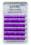 Lagee Extensii de gene curbura D Lagee culoare purple, extensii gene premium, 6 linii (LGCE_D6_012_12)
