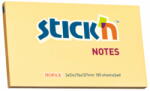 STICK'N Notes autoadeziv 76x127 mm, 100 file, STICK'N Pastel - Portocaliu (HO-21393)
