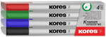 Kores Marker whiteboard KORES, 4 culori/set (KO22840)
